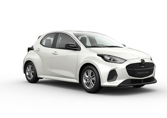 Mazda 2 Hybrid - Kolor Northern White Pearl, zdjęcie 4