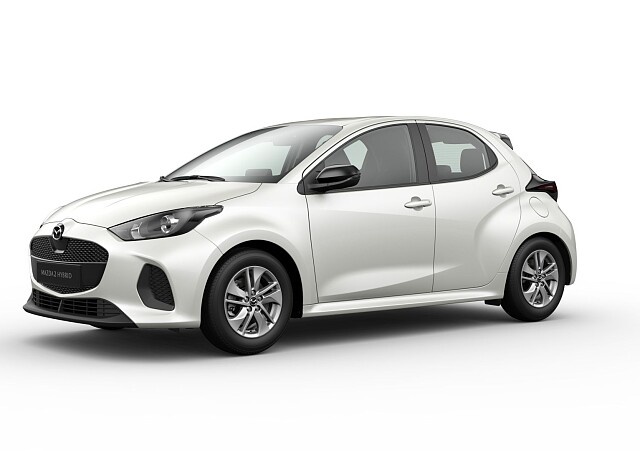 Mazda 2 Hybrid - Kolor Northern White Pearl, zdjęcie 2