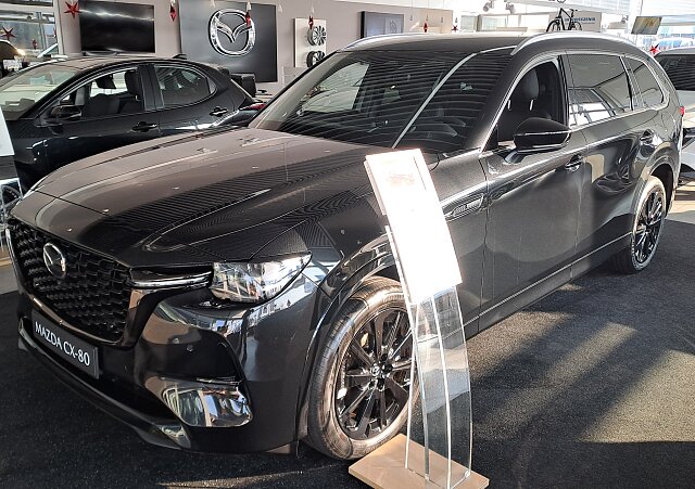 Mazda CX-80 - Kolor Jet Black, zdjęcie 1