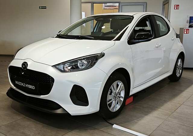 Mazda 2 Hybrid - Kolor Northern White Pearl, zdjęcie 1