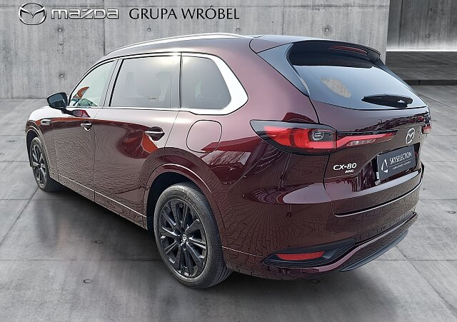 Mazda CX-80 - Kolor Artisan Red, zdjęcie 4