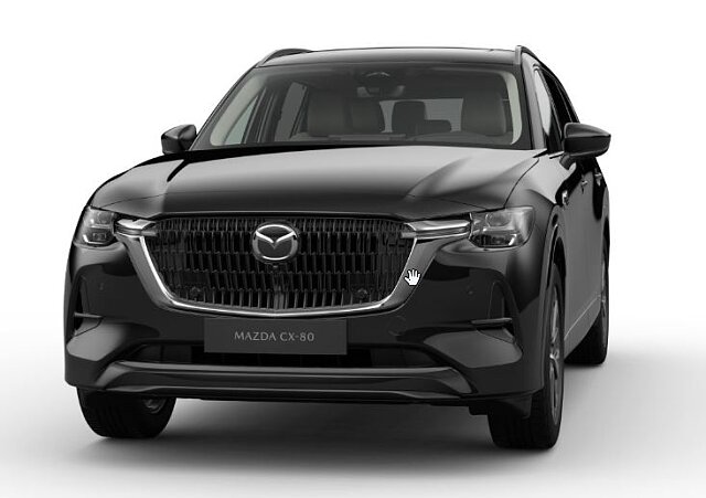 Mazda CX-80 - Kolor Jet Black, zdjęcie 1