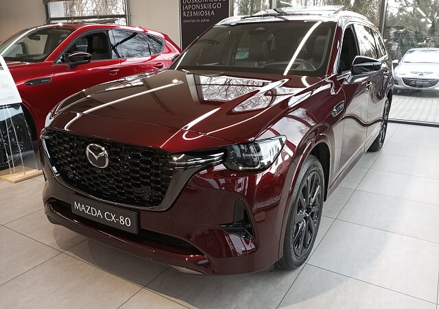 Mazda CX-80 - Kolor Artisan Red, zdjęcie 1
