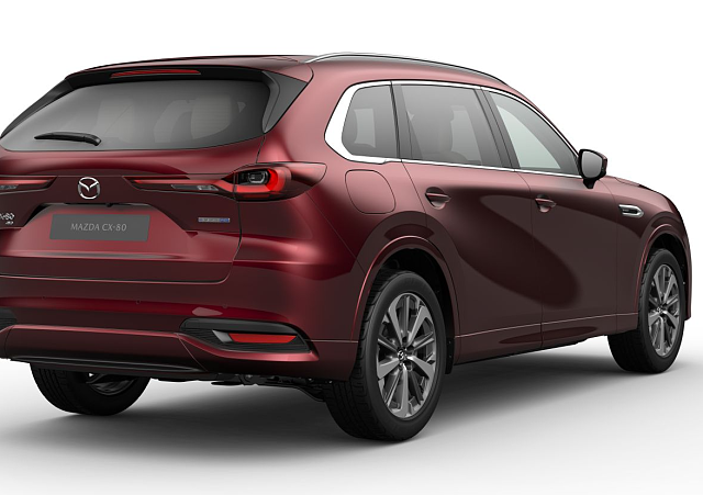 Mazda CX-80 - Kolor Artisan Red, zdjęcie 5