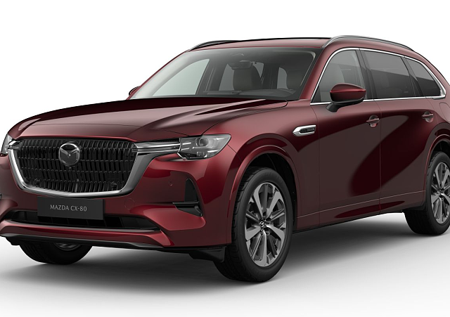 Mazda CX-80 - Kolor Artisan Red, zdjęcie 4