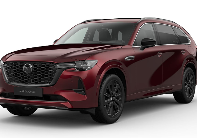 Mazda CX-80 - Kolor Artisan Red, zdjęcie 1