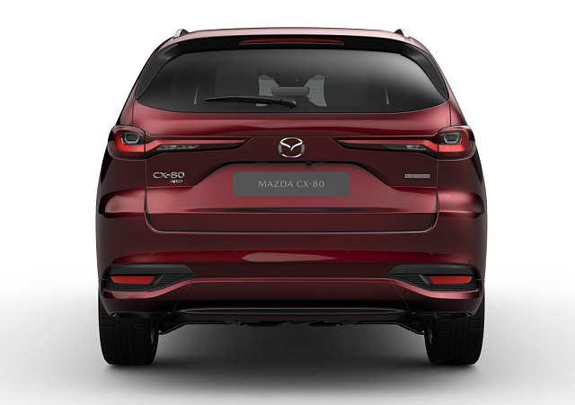 Mazda CX-80 - Kolor Artisan Red, zdjęcie 3