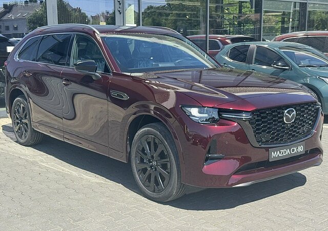 Mazda CX-80 - Kolor Artisan Red, zdjęcie 3