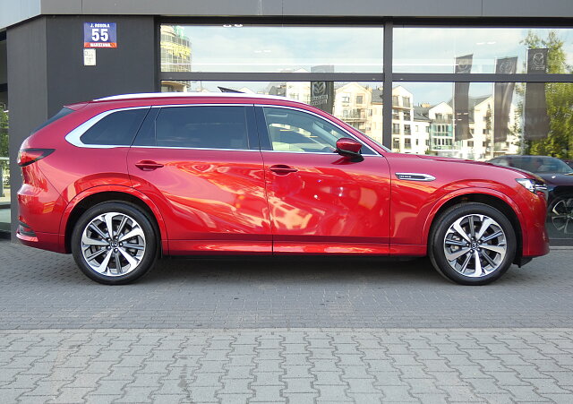 Mazda CX-80 - Kolor Soul Red Crystal, zdjęcie 4