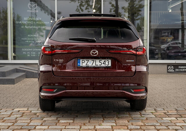 Mazda CX-80 - Kolor Artisan Red, zdjęcie 7