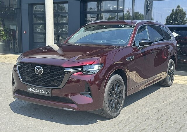 Mazda CX-80 - Kolor Artisan Red, zdjęcie 3