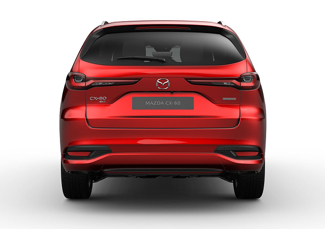 Mazda CX-80 - Kolor Soul Red Crystal, zdjęcie 3