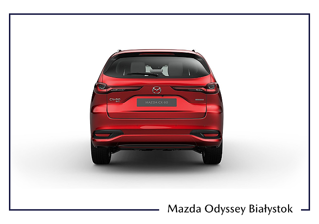 Mazda CX-80 - Kolor Soul Red Crystal, zdjęcie 3