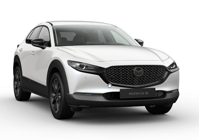 Mazda CX-30 - Kolor Snowflake White Pearl, zdjęcie 3