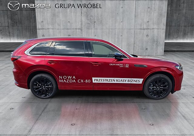 Mazda CX-80 - Kolor Soul Red Crystal, zdjęcie 4